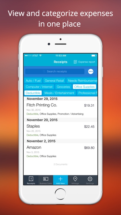 Shoeboxed Receipt Tracker