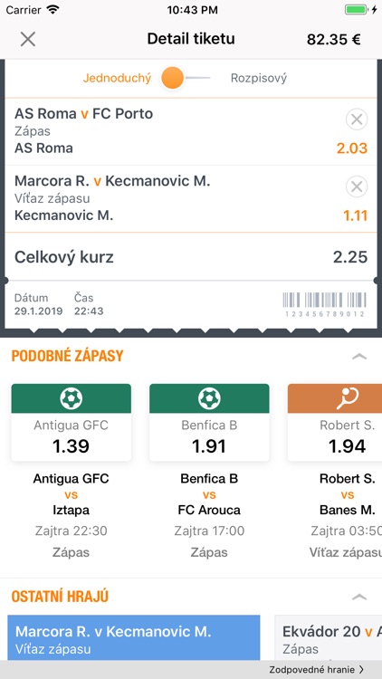 Niké tipovanie screenshot-4