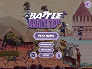 Battle Arachnids, game for IOS