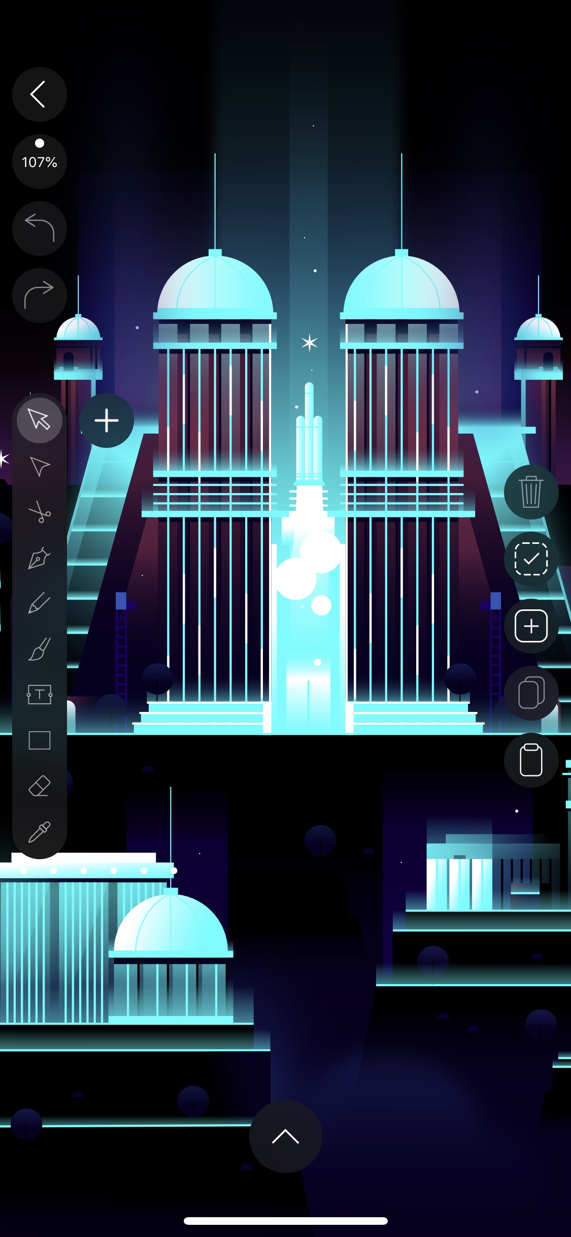 Screenshot do app Vectornator X: Design Software