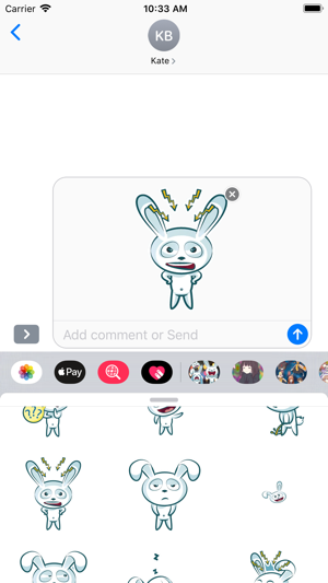 Cute Bunny Stickers HD(圖3)-速報App