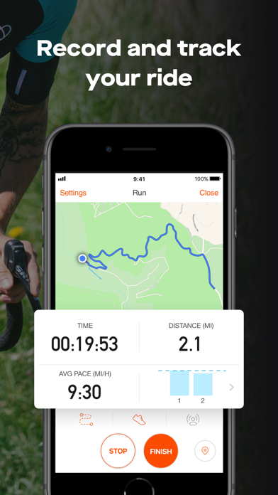 Strava: Run, Ride, Hike iphone images