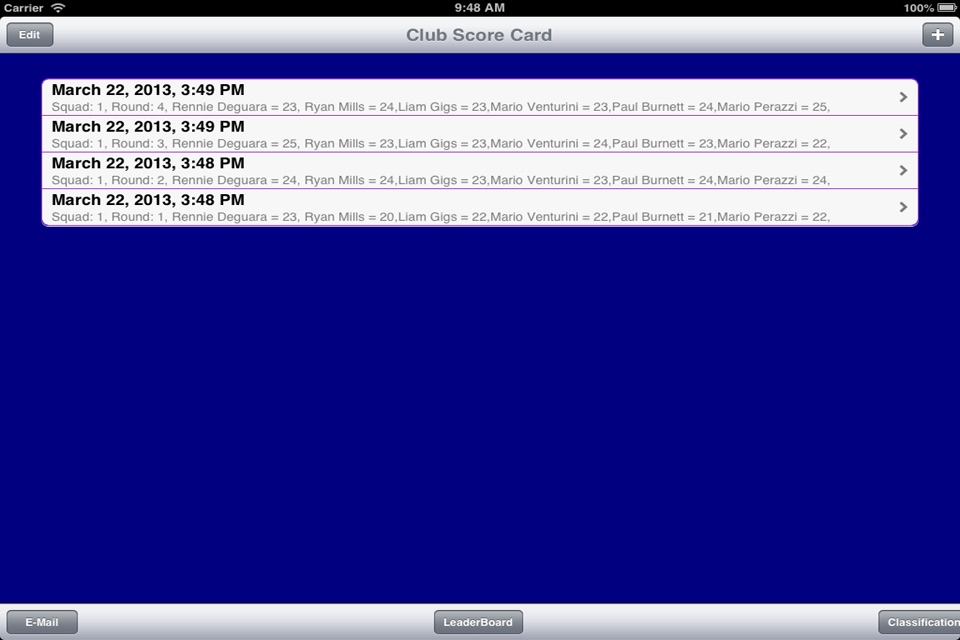 Clay Shooting Club Score Card screenshot 3