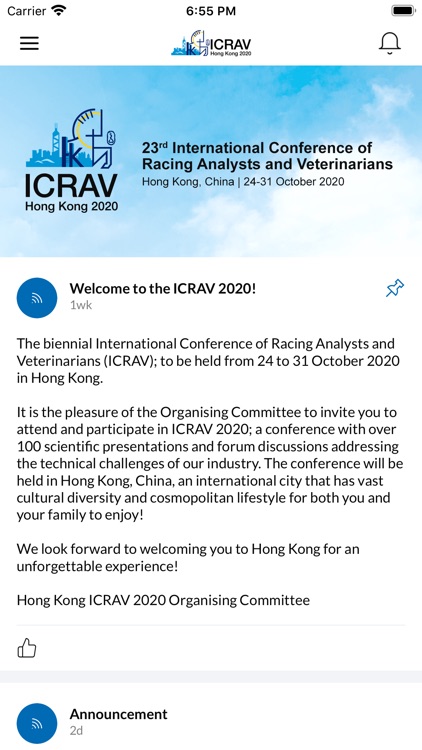 ICRAV 2020, Hong Kong