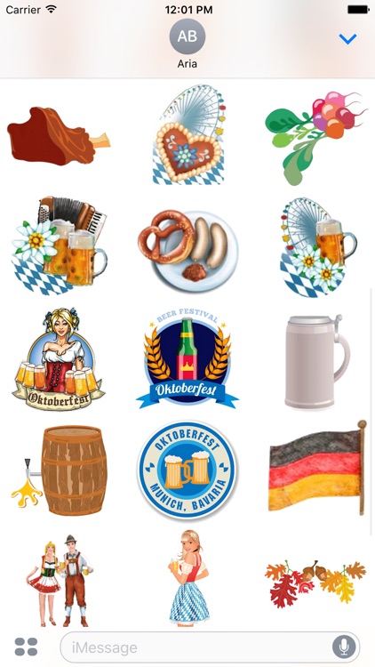 Happy Oktoberfest Beer Icon