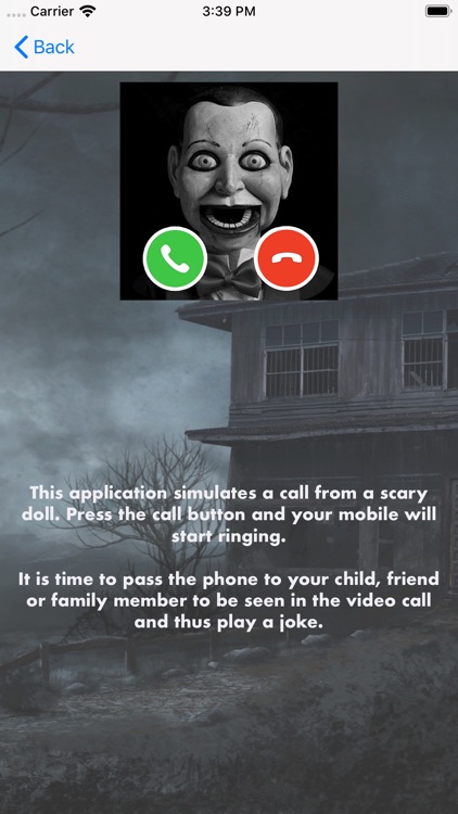 Scary Doll Fake Video Call