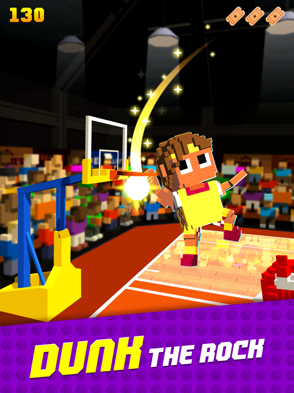 Blocky Basketball FreeStyle screenshot 3