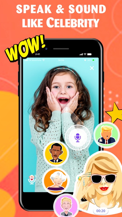 Celebrity Voice Changer + App screenshot-0