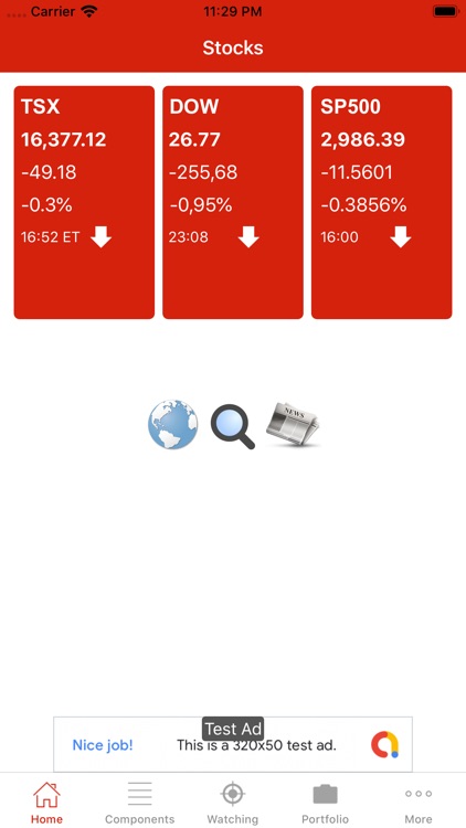 Stocks TSX Index Canada Lite