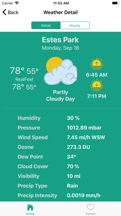 Accurate weather forecast screenshot 2