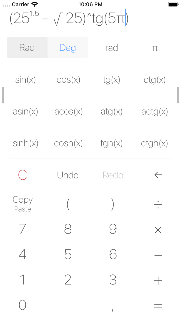 Expressions Calculator