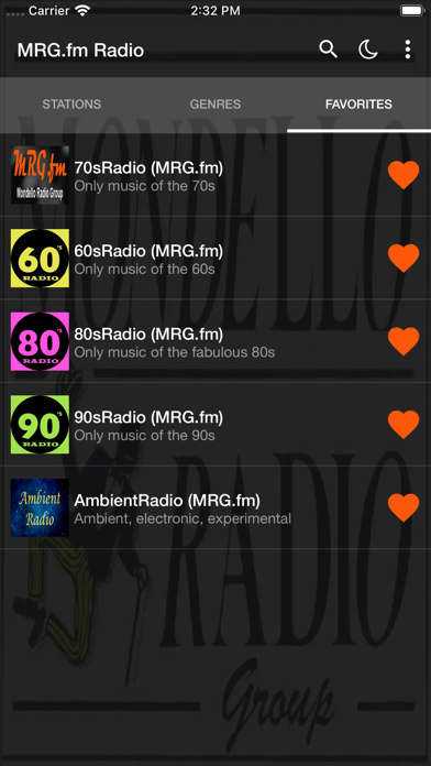 MRG.fm Radio App screenshot 4