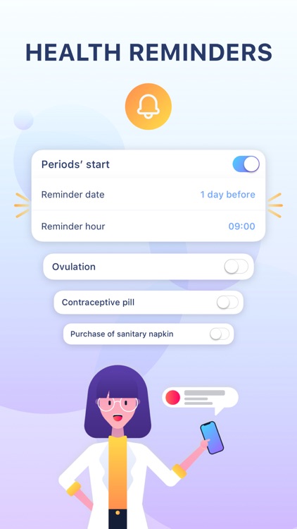 Period tracker- cycle calendar screenshot-3