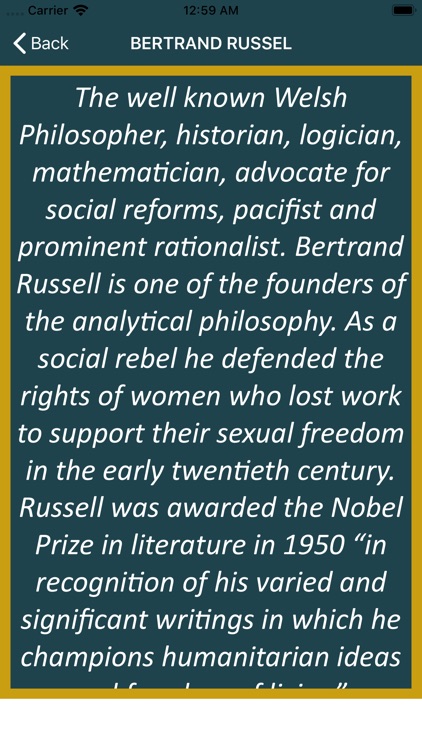 Bertrand Russell Wisdom screenshot-3