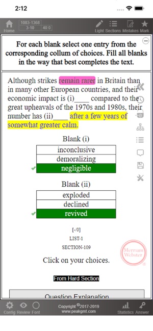 GRE Practice 5(圖4)-速報App