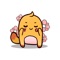 We designed this sticker to help you communicate happiness in chat