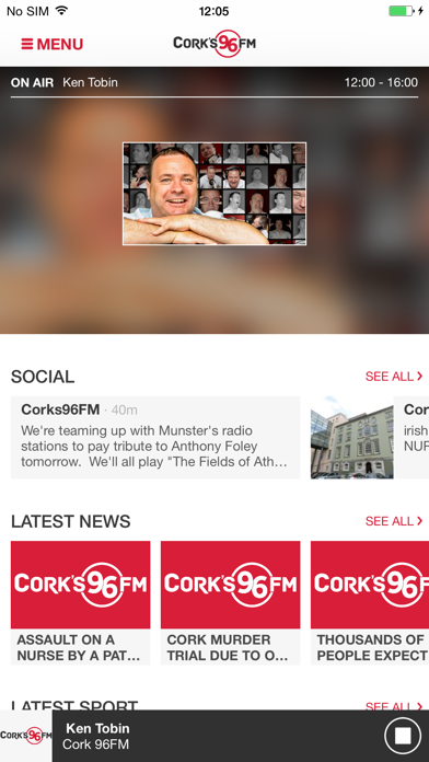 How to cancel & delete Cork's 96FM from iphone & ipad 1