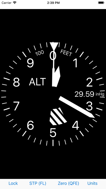 Altimeter for Aviators