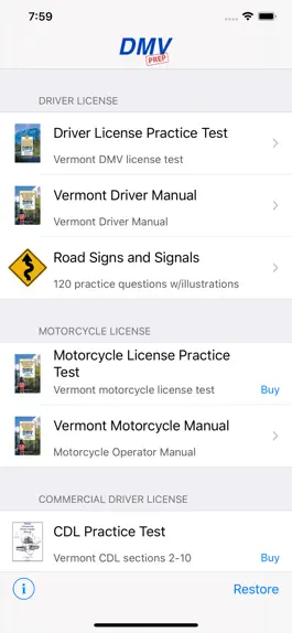 Game screenshot Vermont DMV Test Prep mod apk