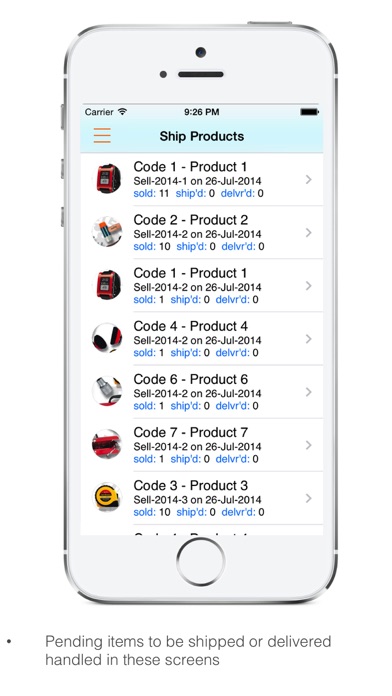 How to cancel & delete Goods Inventory for Factory from iphone & ipad 4