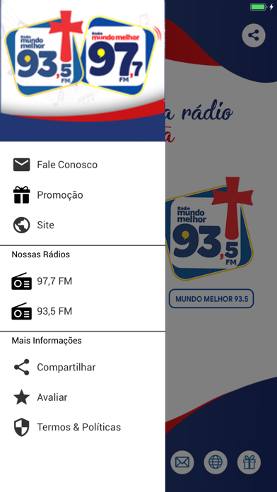 Rádio Mundo Melhor 93FM e 97FM screenshot 2