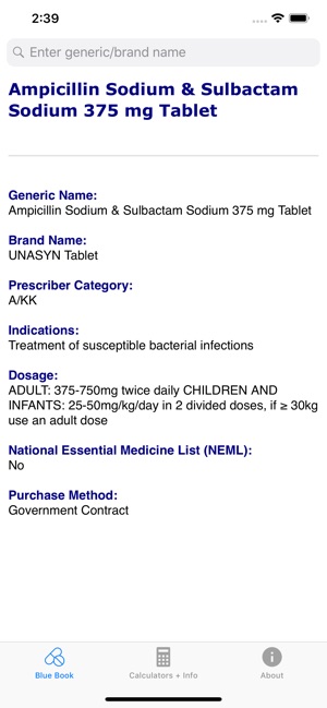 Blue Book Drug Formulary