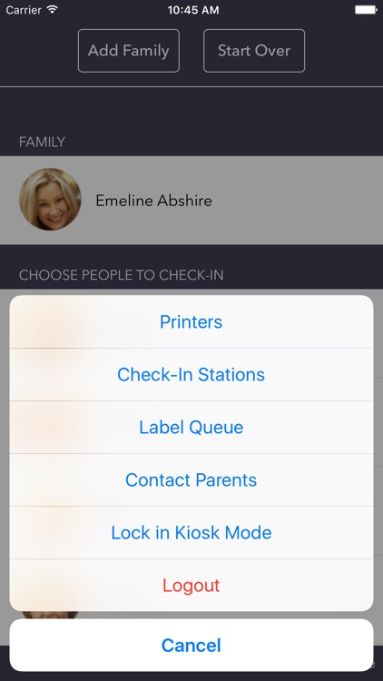 FellowshipOne Go Check-in App