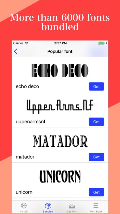 Fonty - install any font