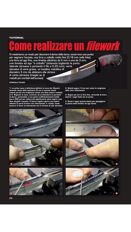 COLTELLI “LA RIVISTA LEADER SUL MONDO DEI COLTELLI CUSTOM E SPORTIVI” screenshot-5