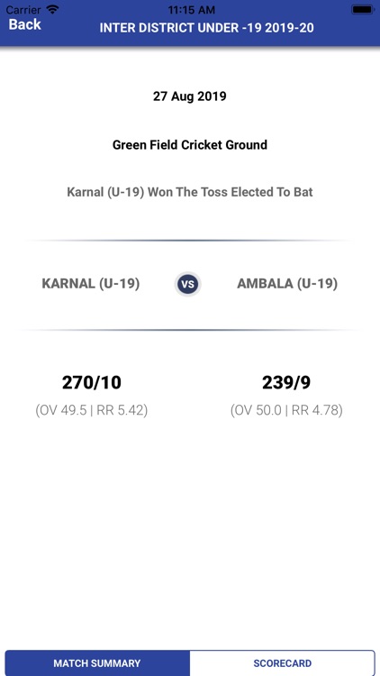 Haryana Cricket Live