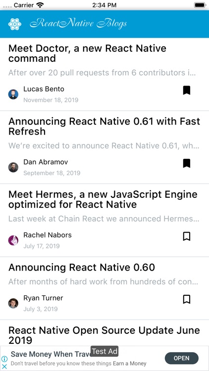 ReactNative Blogs screenshot-6