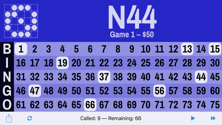 Bingo Board Digital Flashboard