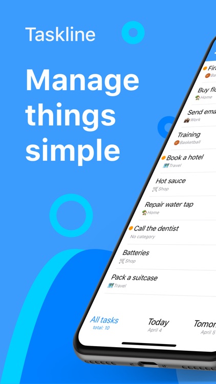 Taskline - task manager, notes