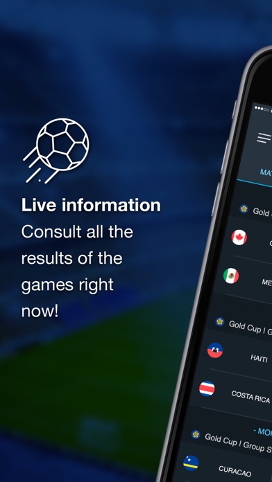 How to cancel & delete Scores for Gold Cup from iphone & ipad 1