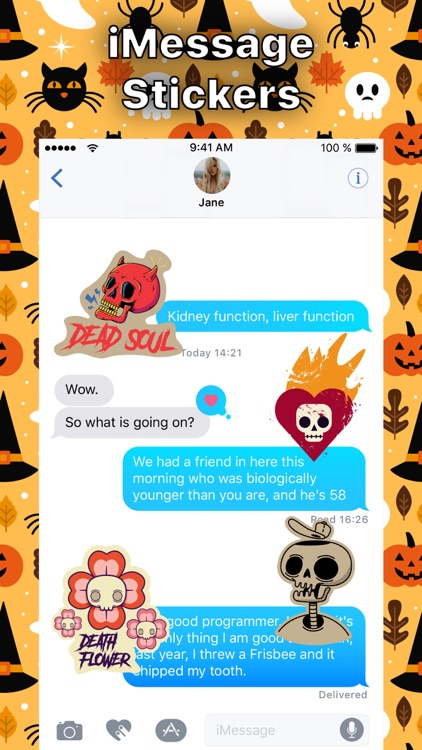 Halloween Ghostly Sticker App