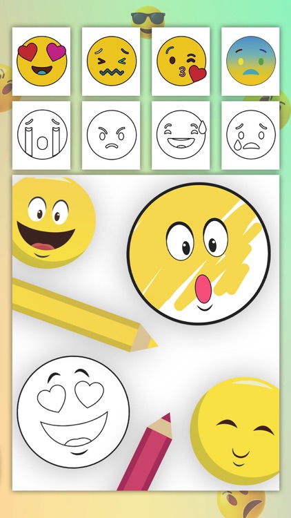 My Emoji coloring book game