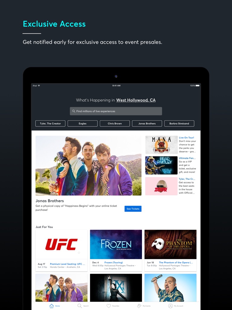 【图】Ticketmaster-Buy, Sell Tickets(截图3) 【图】Ticketmaster-Buy, Sell Tickets(截图3)