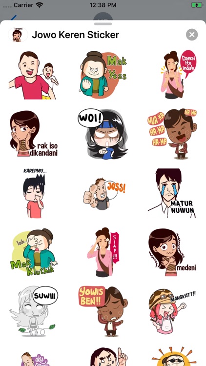 Jowo Keren Sticker screenshot-4