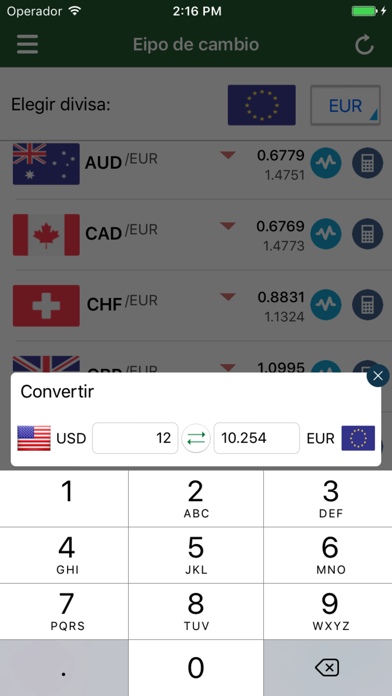 Forex rates screenshot 2