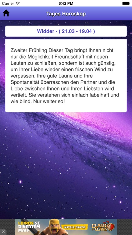 Tägliches Horoskop Tägliches Horoskop