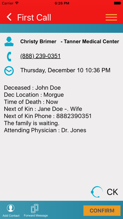 How to cancel & delete FuneralCall On The Go from iphone & ipad 1