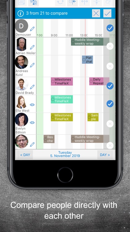 TimeFleX V2 Group Calendar screenshot-3