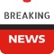 Breaking News stories appear in real-time as it happens