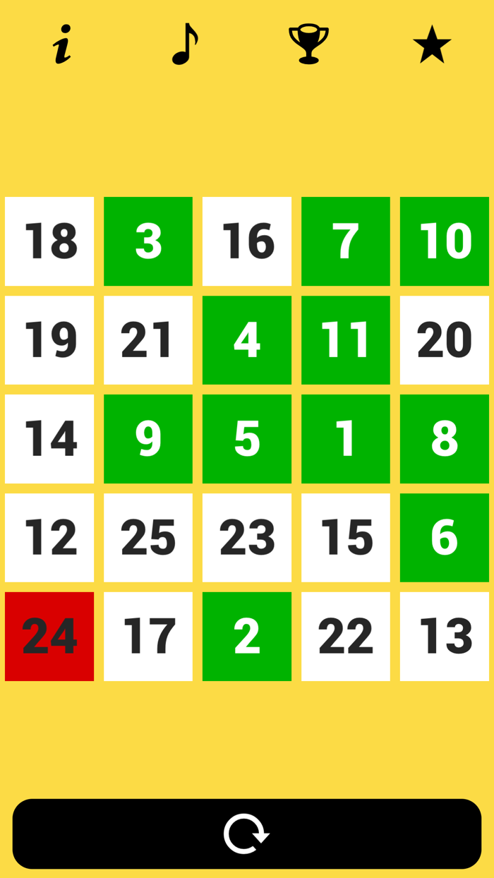 25 Numbers Game Full Version