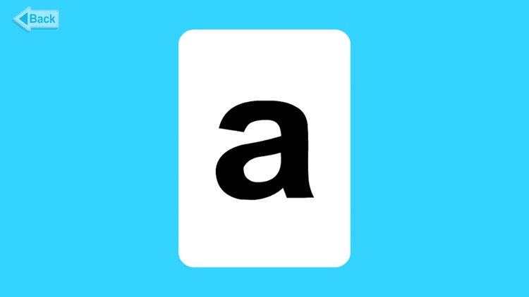 Letters Flashcards - Lowercase