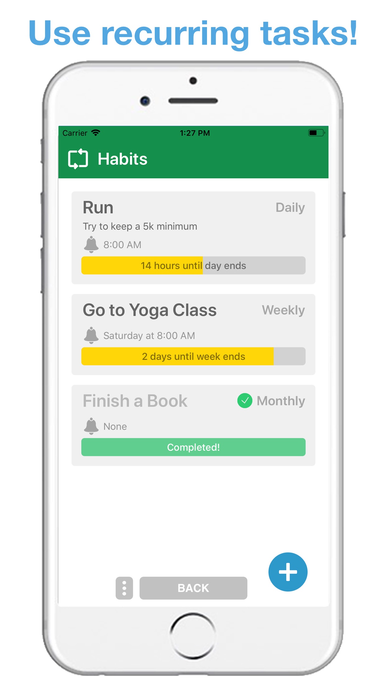 Screenshot do app Life Lists: List Organizer