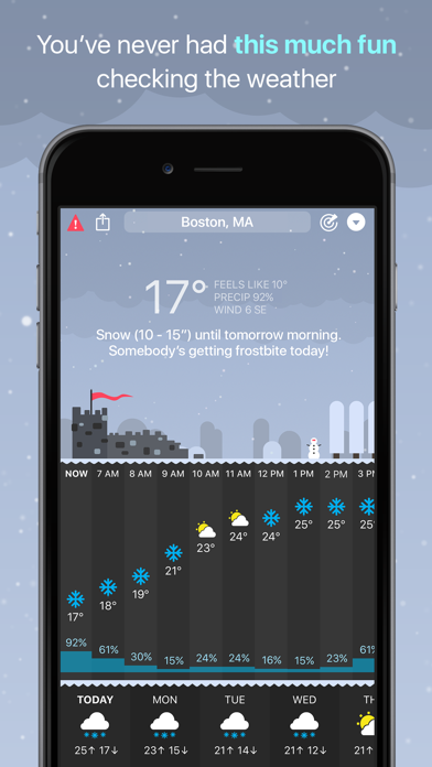 CARROT Weather - Talking Forecast Robot Screenshot 8