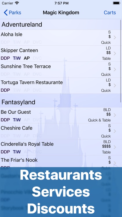 Dining for Disney World screenshot-3