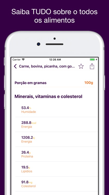 Tabela IBGE de Alimentos