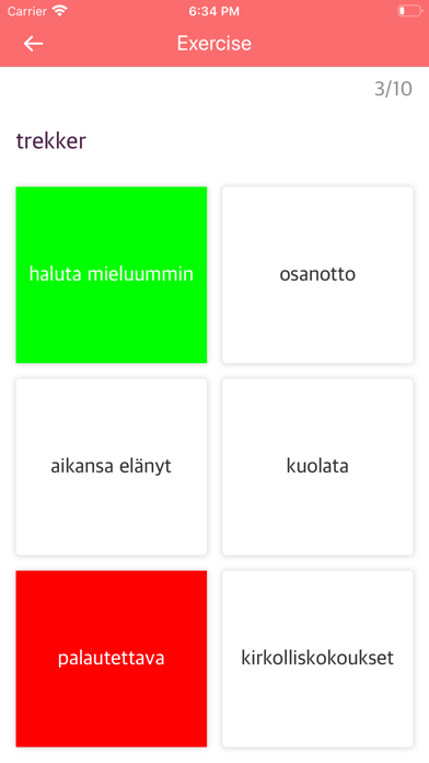 Finnish-Norwegian Dictionary screenshot 3